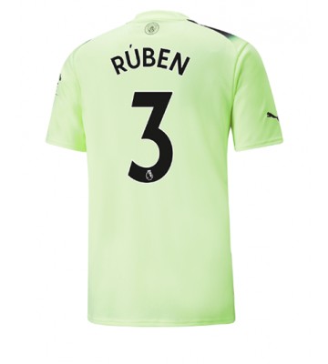 Manchester City Ruben Dias #3 Tredje Tröja 2022-23 Korta ärmar